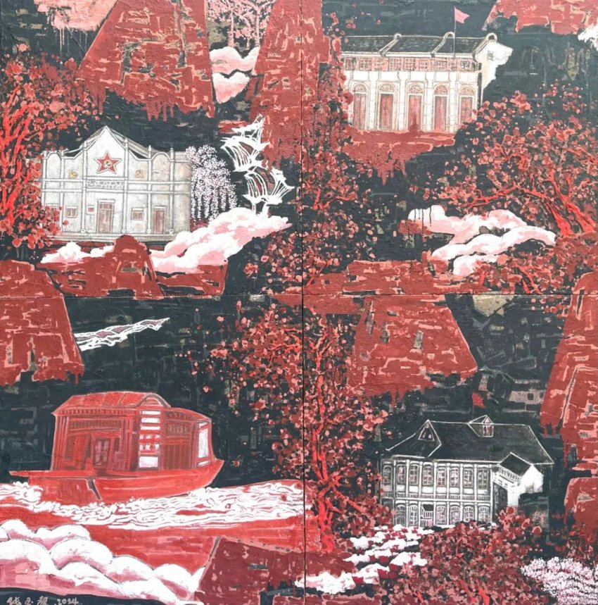        春日印象——张玉馨美术作品展在宝安旭生美术馆开展(图3)
