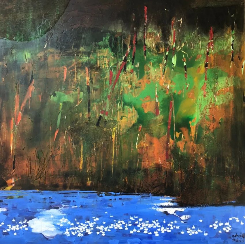        春日印象——张玉馨美术作品展在宝安旭生美术馆开展(图4)