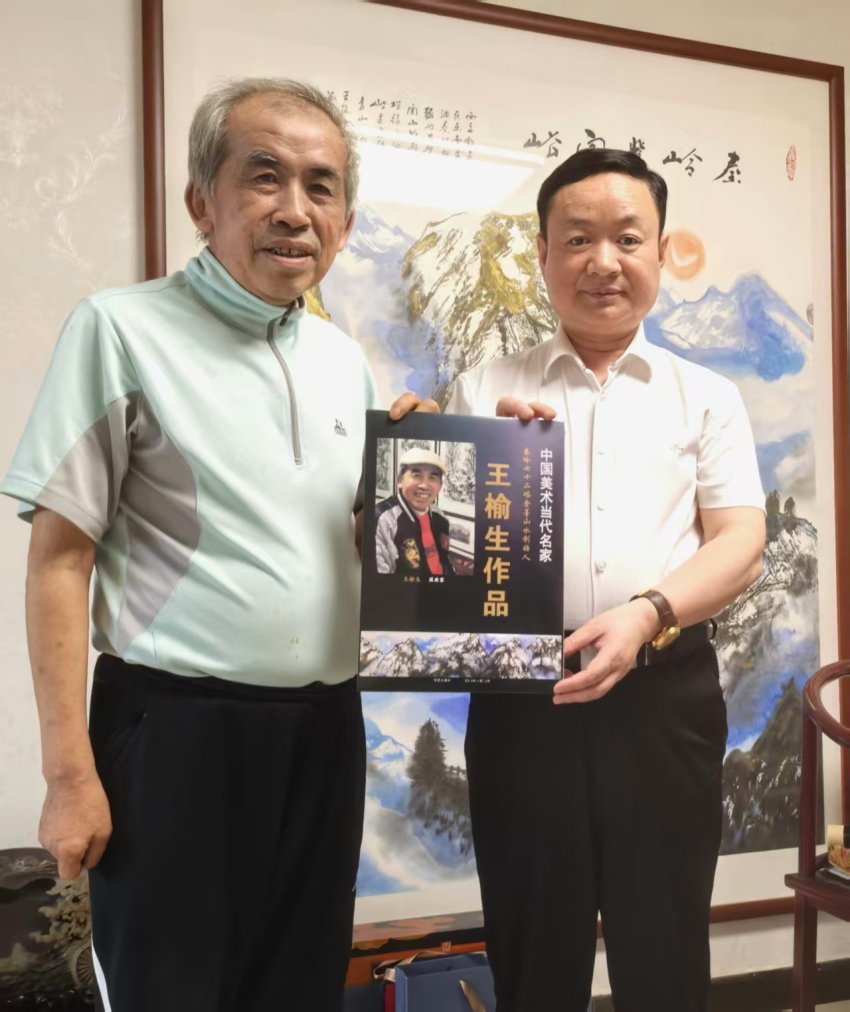 金墨山水创始人王榆生的艺术作品赏析(图10) 金墨山水创始人王榆生的艺术作品赏析(图9)