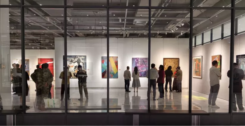 百件佳作叠叙岭南文脉·广东省综合材料绘画作品邀请展落地宝安(图3) 百件佳作叠叙岭南文脉·广东省综合材料绘画作品邀请展落地宝安(图3)