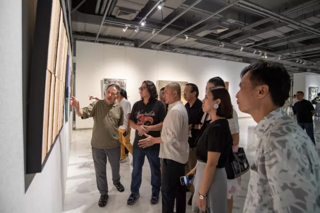 百件佳作叠叙岭南文脉·广东省综合材料绘画作品邀请展落地宝安(图6) 百件佳作叠叙岭南文脉·广东省综合材料绘画作品邀请展落地宝安(图6)