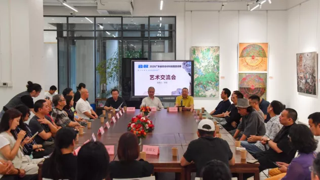 百件佳作叠叙岭南文脉·广东省综合材料绘画作品邀请展落地宝安(图7) 百件佳作叠叙岭南文脉·广东省综合材料绘画作品邀请展落地宝安(图7)