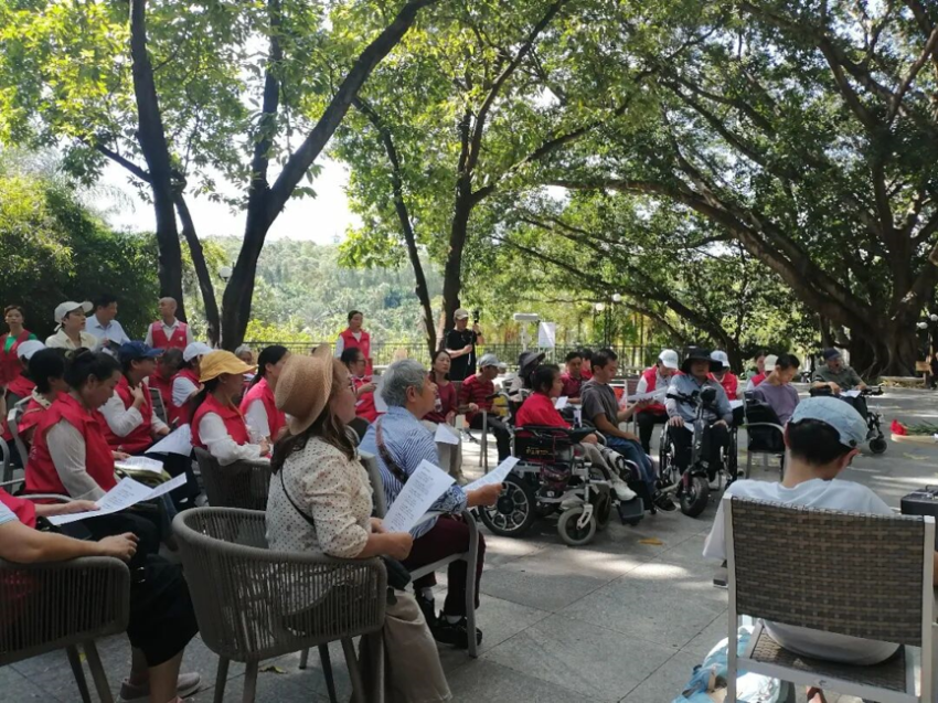 重阳踏秋吟雅韵 书香致远颂鹏城——“芬芳诗社”中华诗词精读沙龙项目重阳节采风圆满举行(图16)