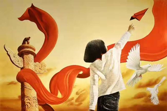 “宝安红色印记”主题美术作品展开幕(图8) “宝安红色印记”主题美术作品展开幕(图8)